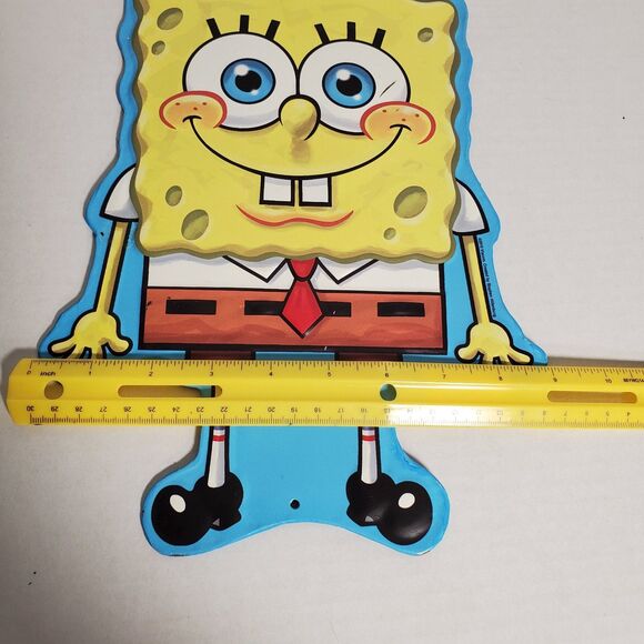 SpongeBob SquarePants Metal Tin Sign Wall Decor Nickelodeon Vintage Style Plaque - Picture 10 of 12